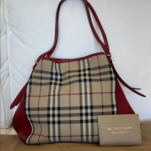 Burberry Horseferry Check Canterbury Panels Tote